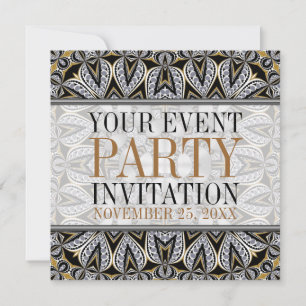 Invitation Cartons d'invitation pour soirée cocktail pour adu