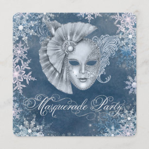Invitation Cartons d'invitation pour Soirée Masquée de Pays d