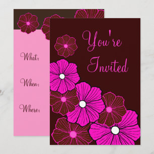Invitation Cartons d'invitation pour une fête hawaïenne de st