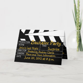 Invitation Cartons d'invitation sur le thème du film de soiré