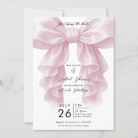 Cascade rose nœud à nouer en volants mariage