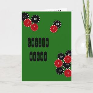 Invitation Casino Party