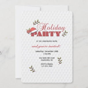 Invitation Casquette de Père Noël