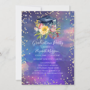 Invitation Casquette floral, Diagramme de peinture de diamant