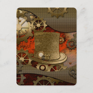 Invitation Casquette merveilleux de sorcière de Steampunk