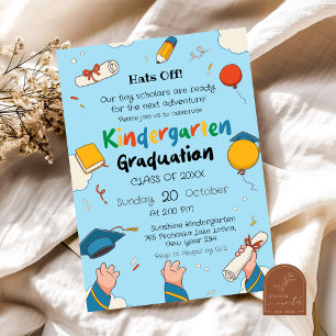 Invitation Casquettes de la maternelle