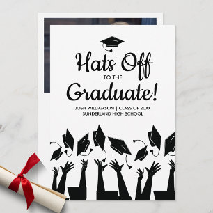 Invitation Casquettes du Graduate Photo Graduate Party