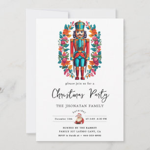 Invitation Casse-Noisette de Noël isolé