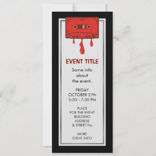 Invitation Cassette du Coeur Rouge