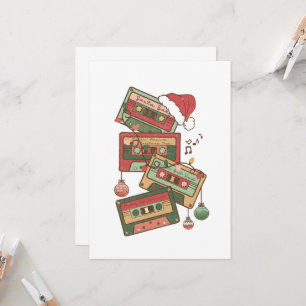 Invitation cassettes de musique de Noël