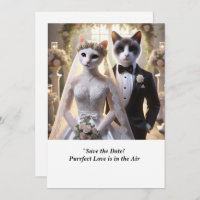 CAT MARIAGE Enregistrer l'invitation Date