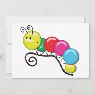 Invitation Caterpillar sur une brindille