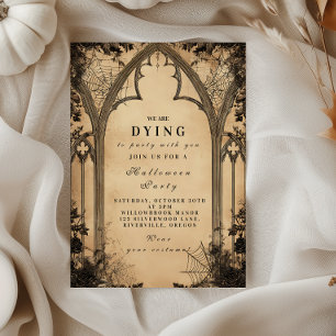 Invitation Cathédrale gothique Arc Halloween
