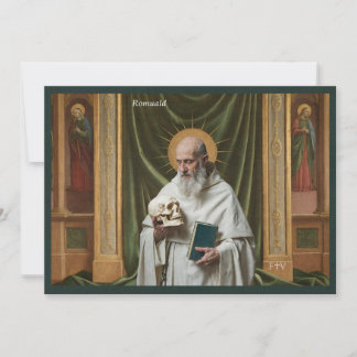 Invitation Catholic Art Postcard | Saint Romuald