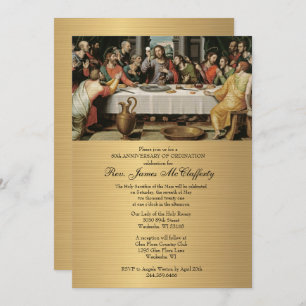 Invitation Catholique Ordination Anniversaire