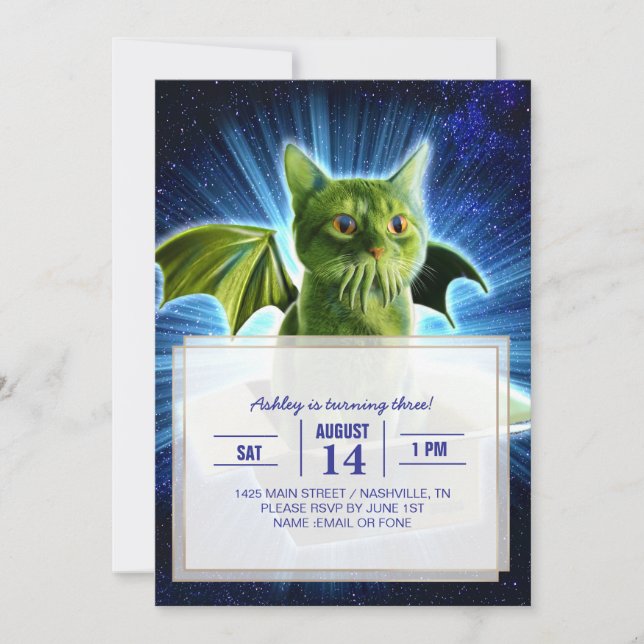 Invitation  Cathulhu                                          (Devant)