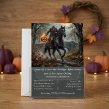 Cavalier sans tête Sleepy Hollow Minuit Halloween