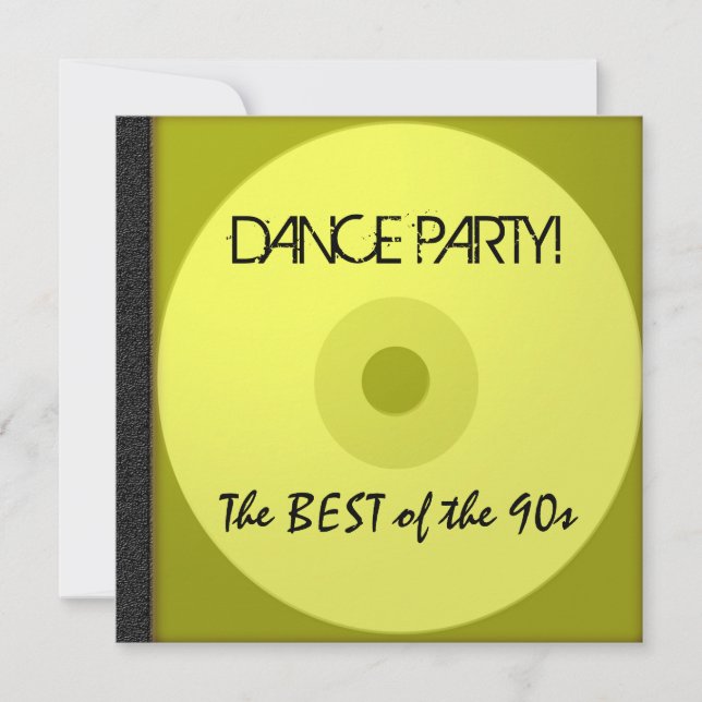 Invitation CD Dance Party (Devant)