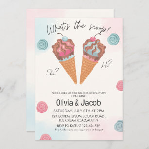 Invitation Ce que c'est la crème glacée scoop sexe révéler la