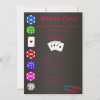 CE QUI SE PASSE À VEGAS BLK BACHELOR PARTY INVITAT