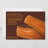 Invitation Ceinture en cuir
