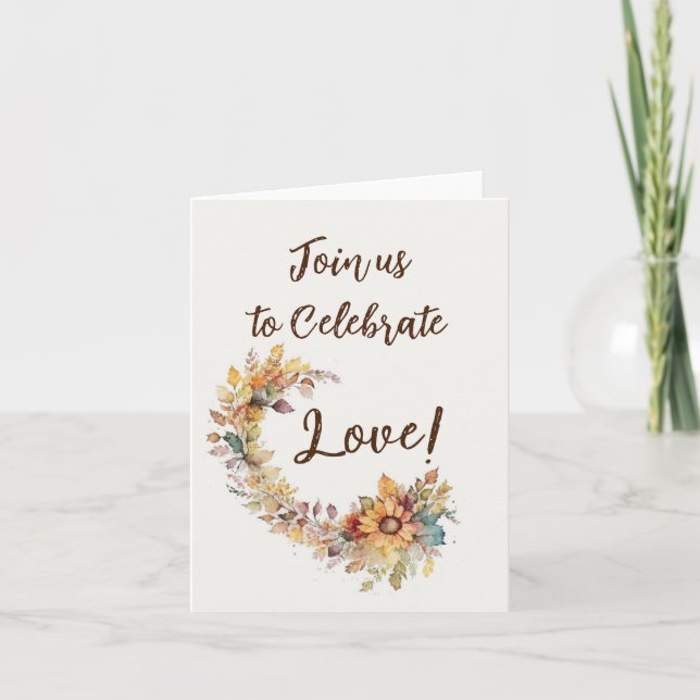 Invitation Celebrate (Devant)