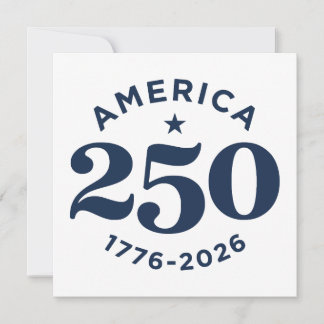 Invitation Célébration de 250 ans de liberté en Amérique Mini