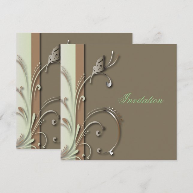 Invitation Célébration de fête à tout faire | Texte DIY (Devant / Derrière)