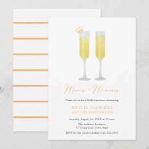 Invitation Célébration de la fête nuptiale de Manis et Mimosa