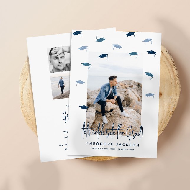 Invitation Célébration de la graduation moderne (Créateur téléchargé)