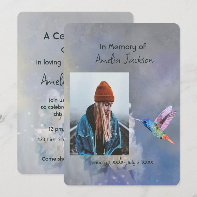 Invitation Célébration de la photo commémorative des gardiens (Devant / Derrière)