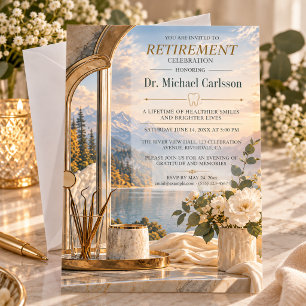 Invitation Célébration de la retraite du dentiste de la monta
