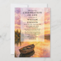 Célébration de la vie de pêcheur à l'aquarelle Fun