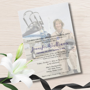 Invitation Célébration de la vie Memorial funeral Photo, Pilo
