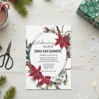 Célébration de la vie Noël Poinsettia