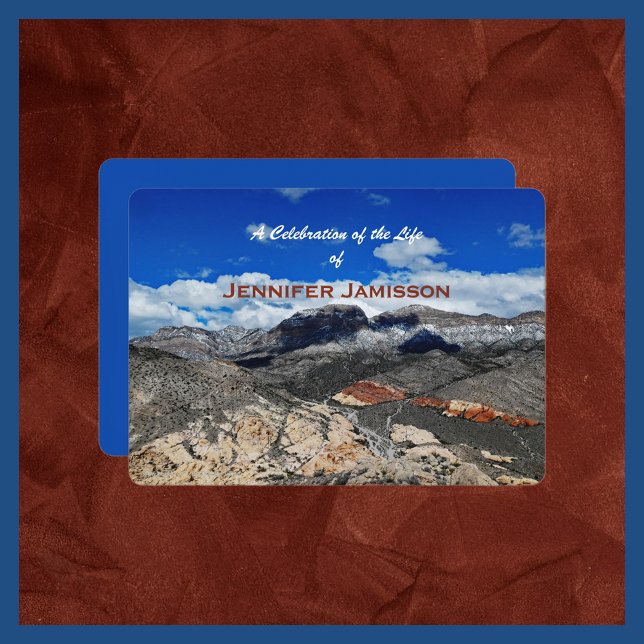 Invitation Célébration de la vie, Paysage du désert (Créateur téléchargé)