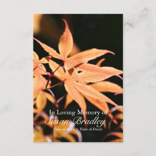 Invitation Célébration de l'arbre d'érable 2 de cérémonie