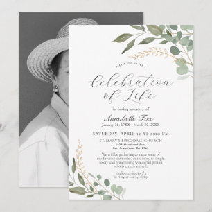 Invitation Célébration de l'Eucalyptus à vie