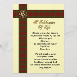 Invitation Célébration de l'invitation à l'homme pour commémo