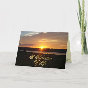 Invitation Célébration de l'invitation commémorative Sunrise