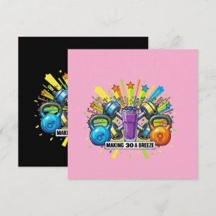 Invitation Célébration de smoothie de fitness personnalisable