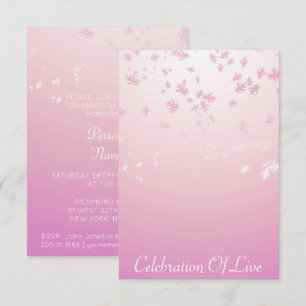 Invitation Célébration de Vip Vip Silver Pink