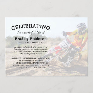 Invitations Faire Part Motocross Zazzle Fr