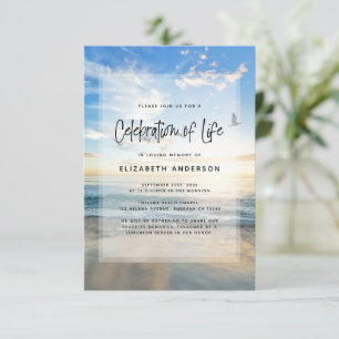 Invitation Célébration des funérailles de Life Ocean