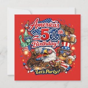 Invitation Célébration du 250e anniversaire des Amériques le