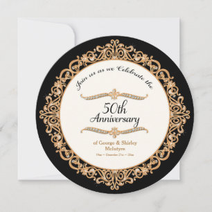 Invitation Célébration du 50e Anniversaire de Mariage