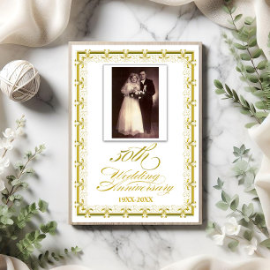 Invitation Célébration du 50e anniversaire de mariage