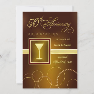 Invitation Célébration du 50e anniversaire de mariage - Moder