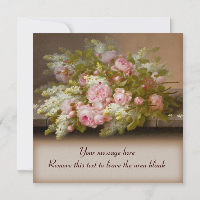 Invitation Célébration du Bouquet CC0159 (Devant)