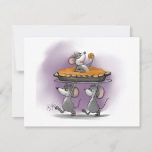 Invitation Célébration du citrouille Pie